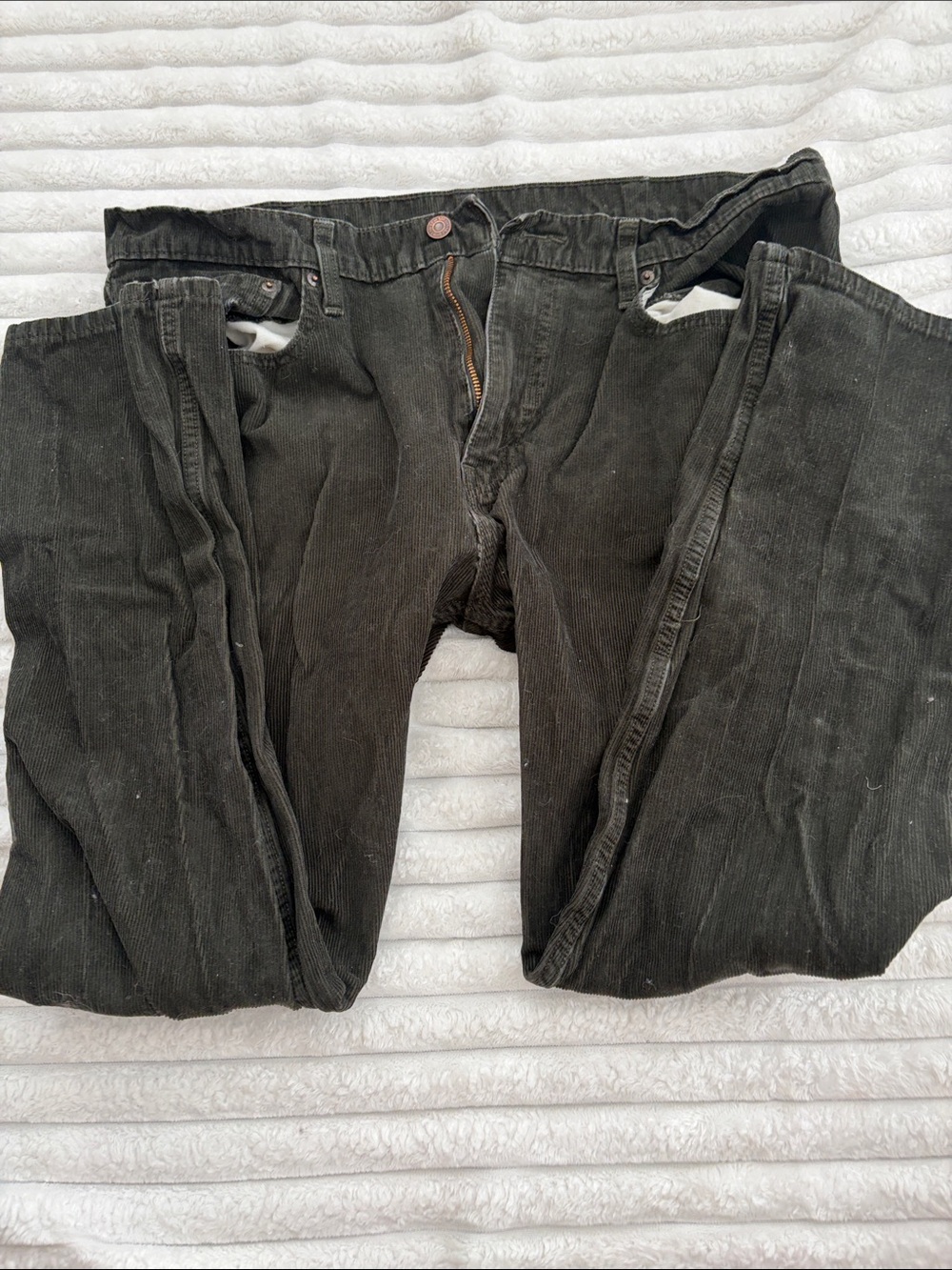 Men's Black Corduroy Pants